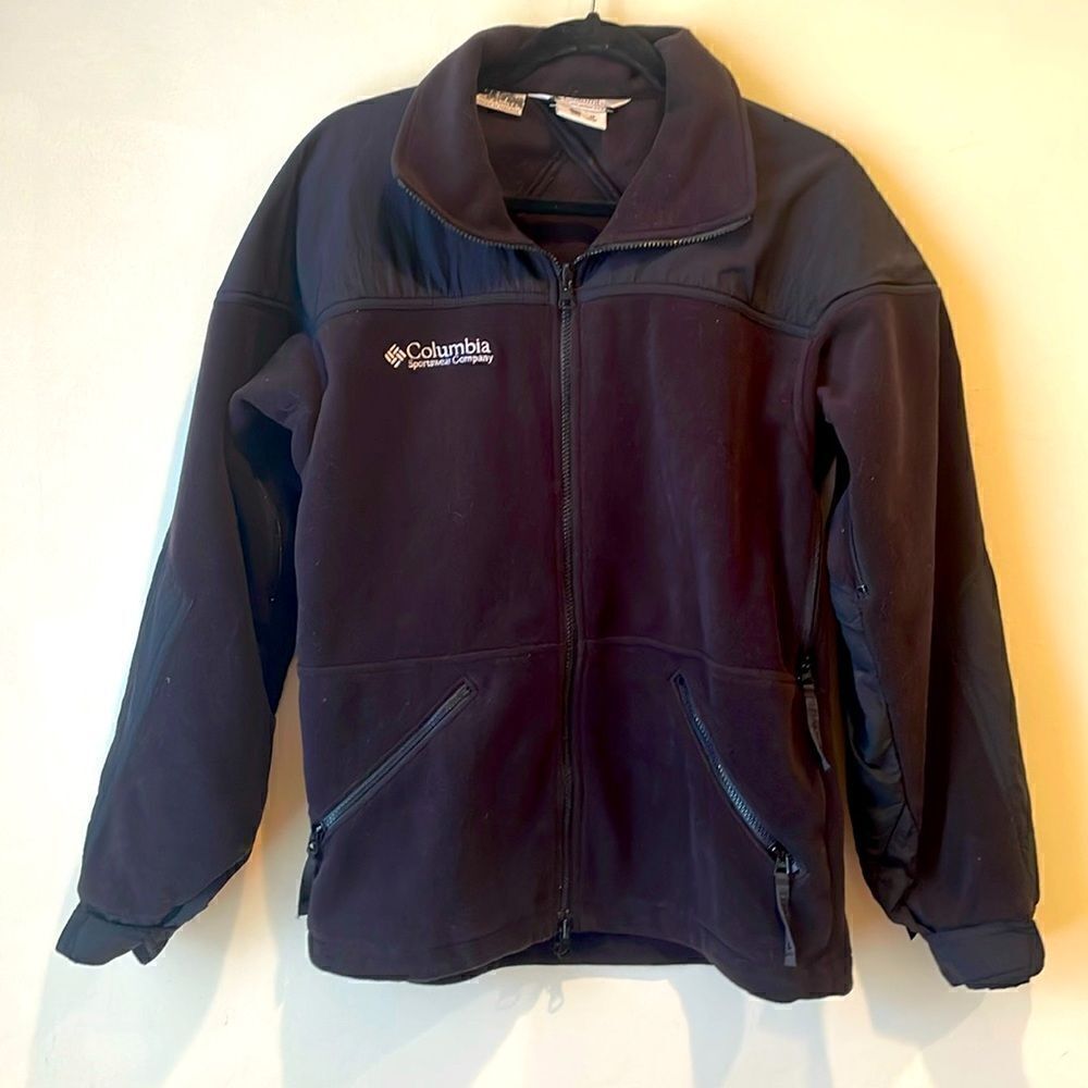 Columbia Jacket Titanium Black Zip Up  Men's Small
